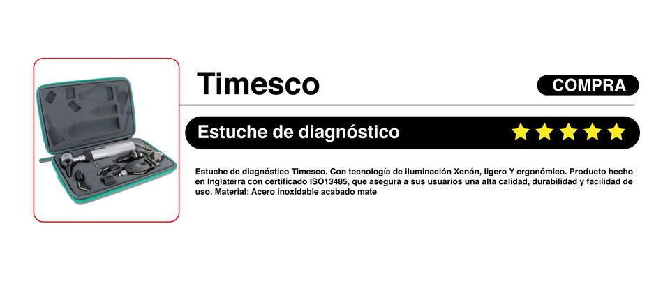 Estuche de diagnóstico Timesco