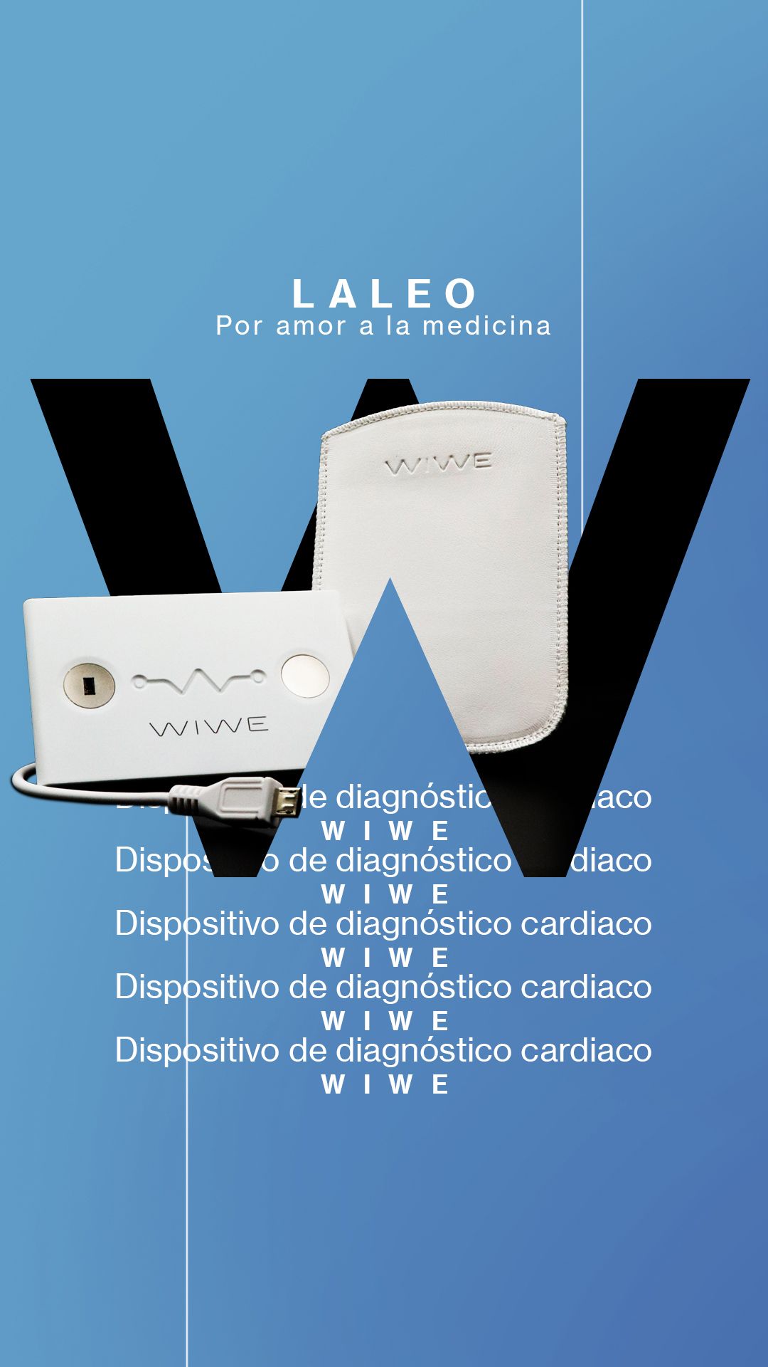 Dispositivo de diagnóstico cardiaco Wiwe perla