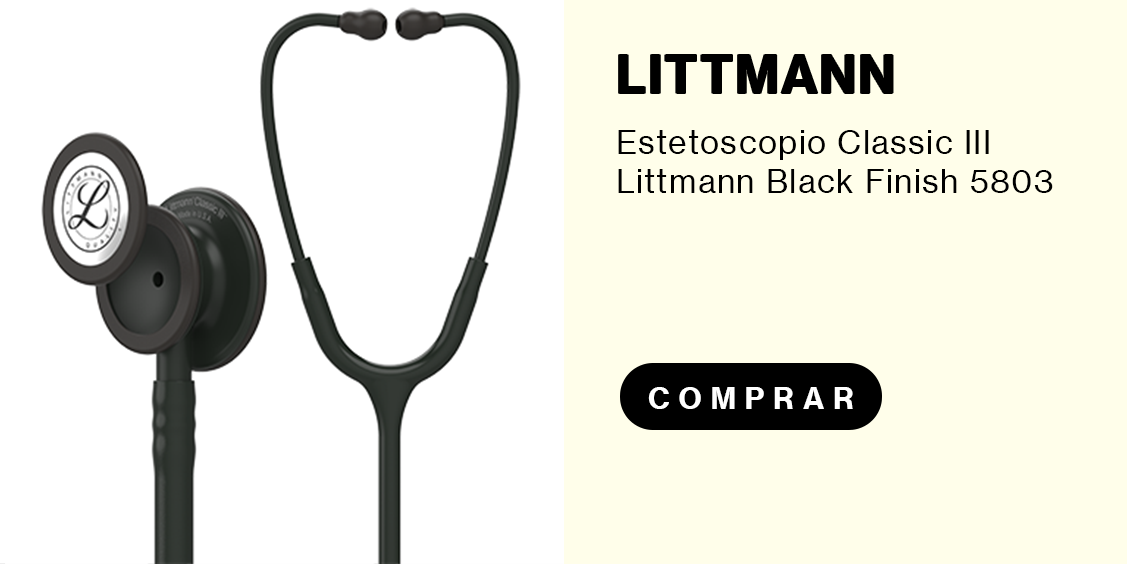 Estetoscopio Classic III Littmann Black Finish 5803