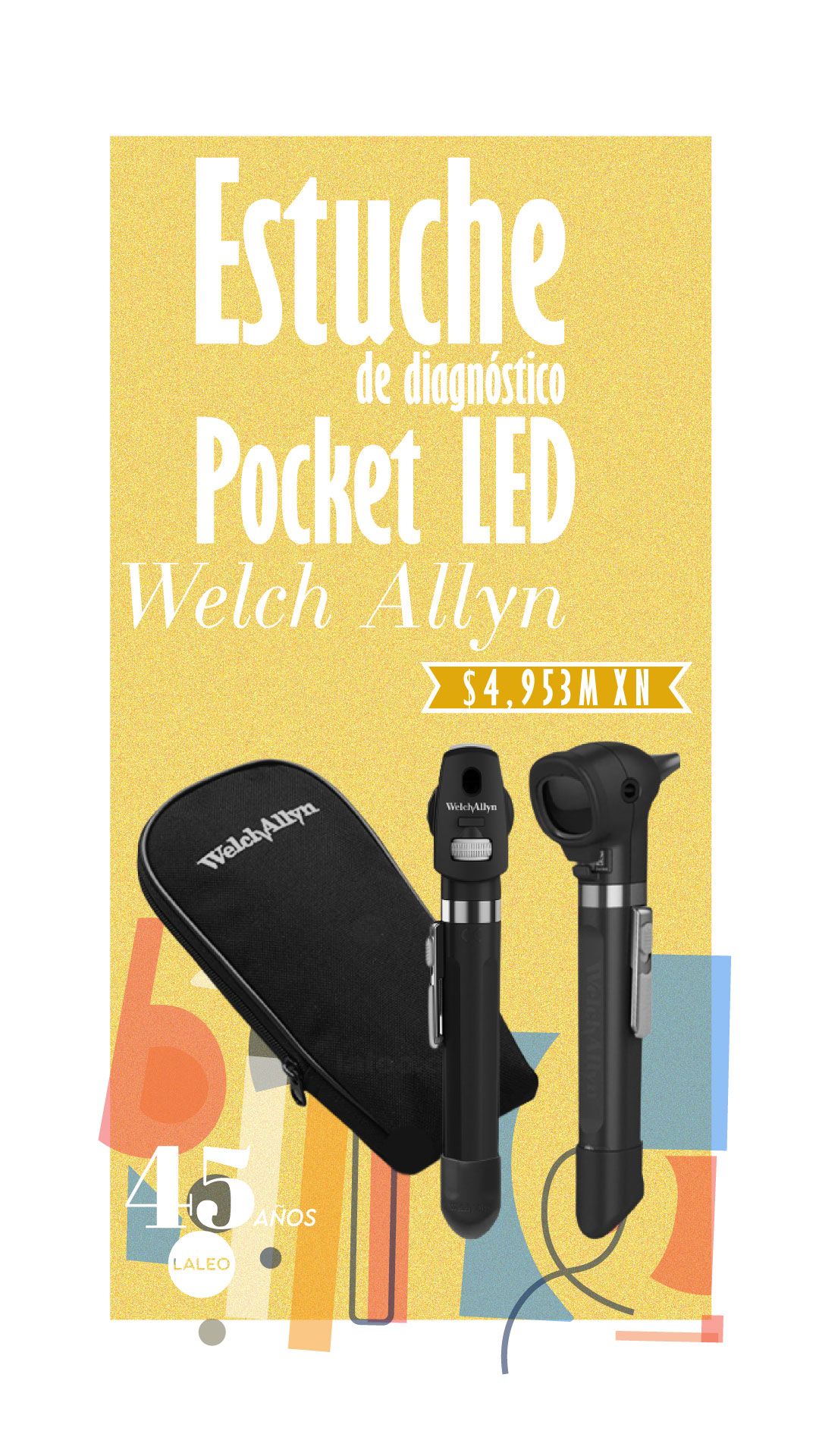 Estuche de diagnóstico Pocket LED Welch Allyn