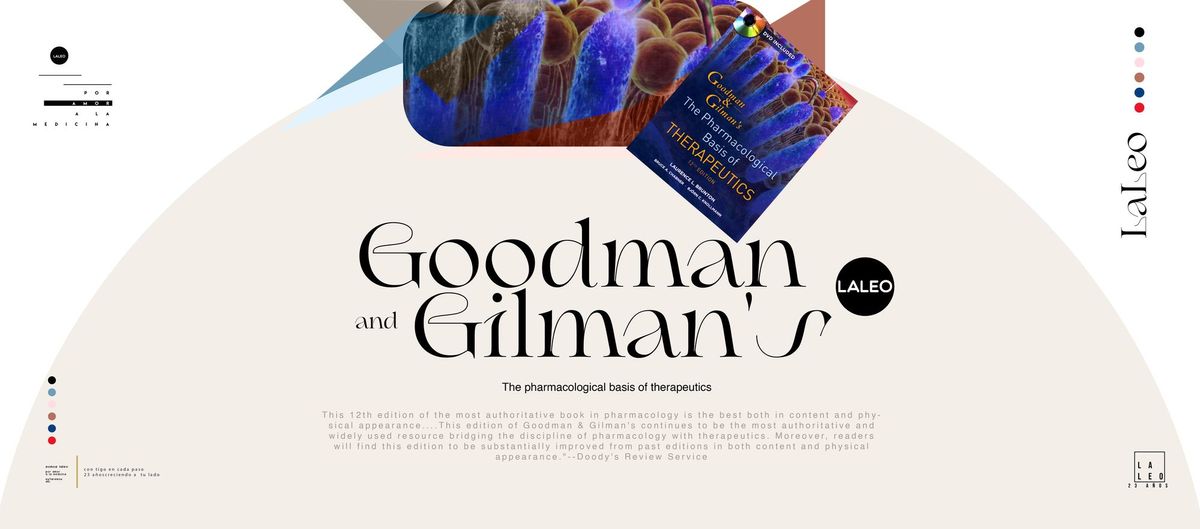 GOODMAN & GILMAN. MANUAL DE FARMACOLOGÍA Y TERAPÉUTICA