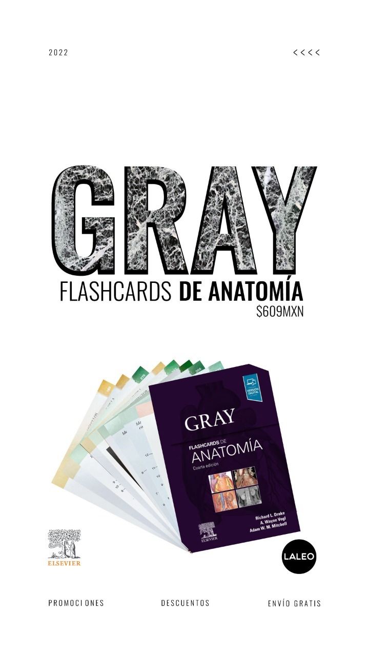 Gray. Flashcards de Anatomía