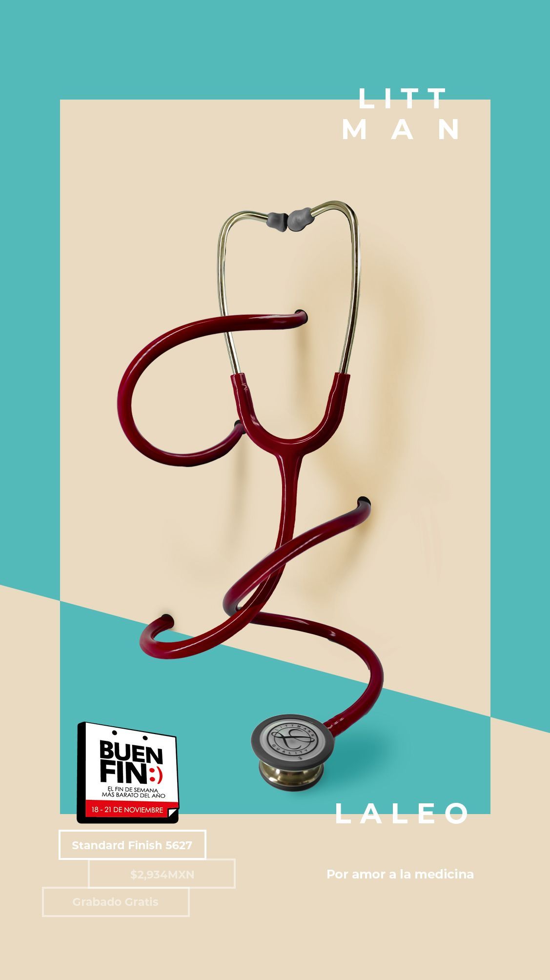 Estetoscopio Classic III Littmann Standard Finish 5627