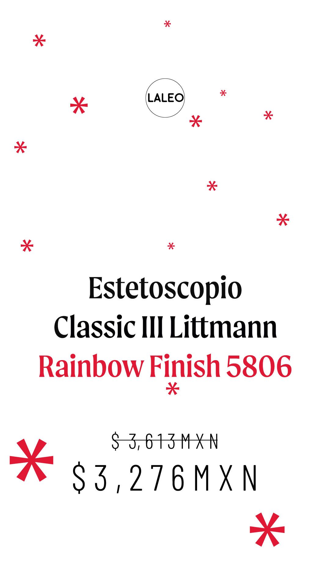 Estetoscopio Classic III Littmann Rainbow Finish 5806