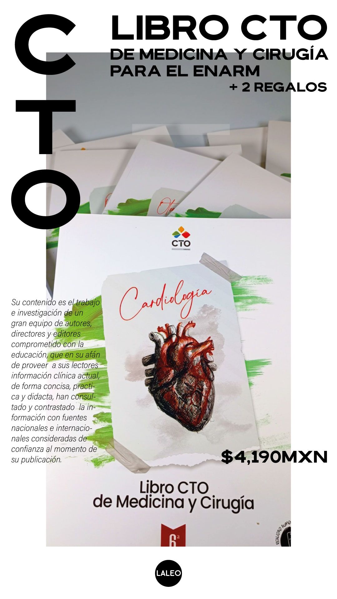 Libro CTO de Medicina y Cirugía para el ENARM + 2 Regalos