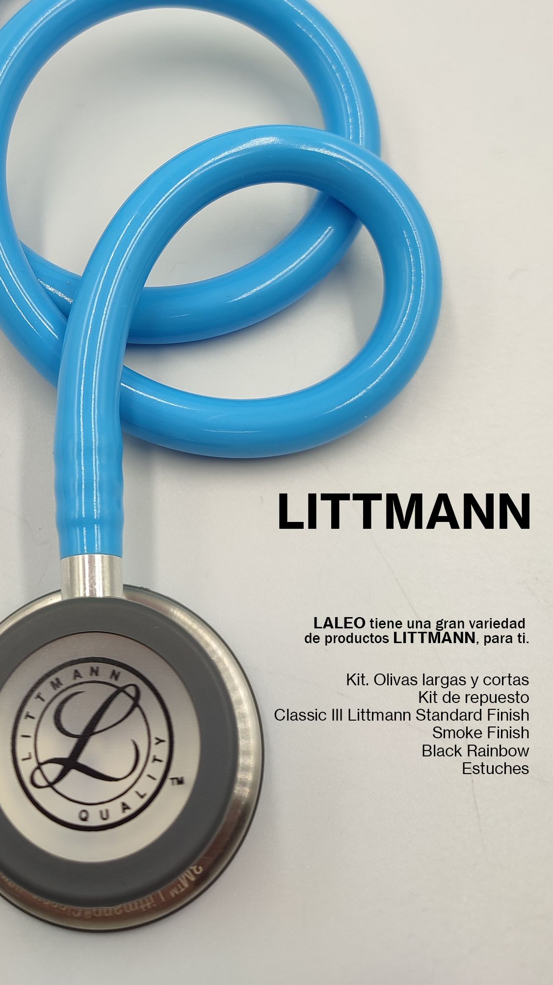 ¡Estetoscopios Littmann disponibles nuevamente!