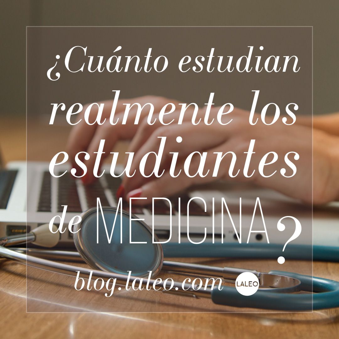 ¿Cuánto tiempo pasan los estudiantes de medicina estudiando?