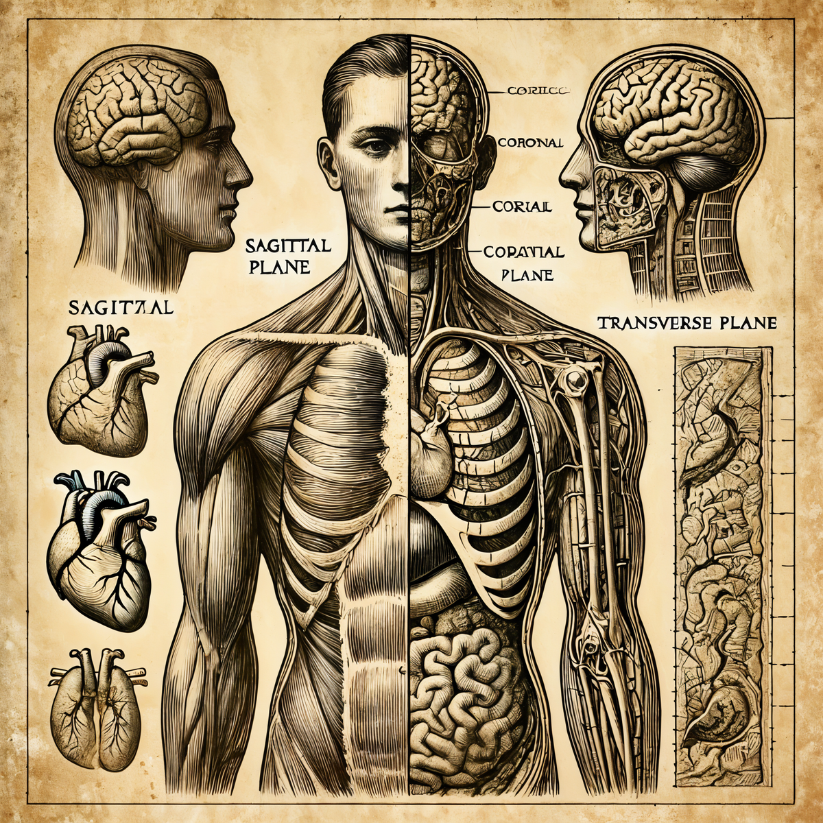 Entendiendo los Cortes Anatómicos: Claves para Navegar el Cuerpo Humano