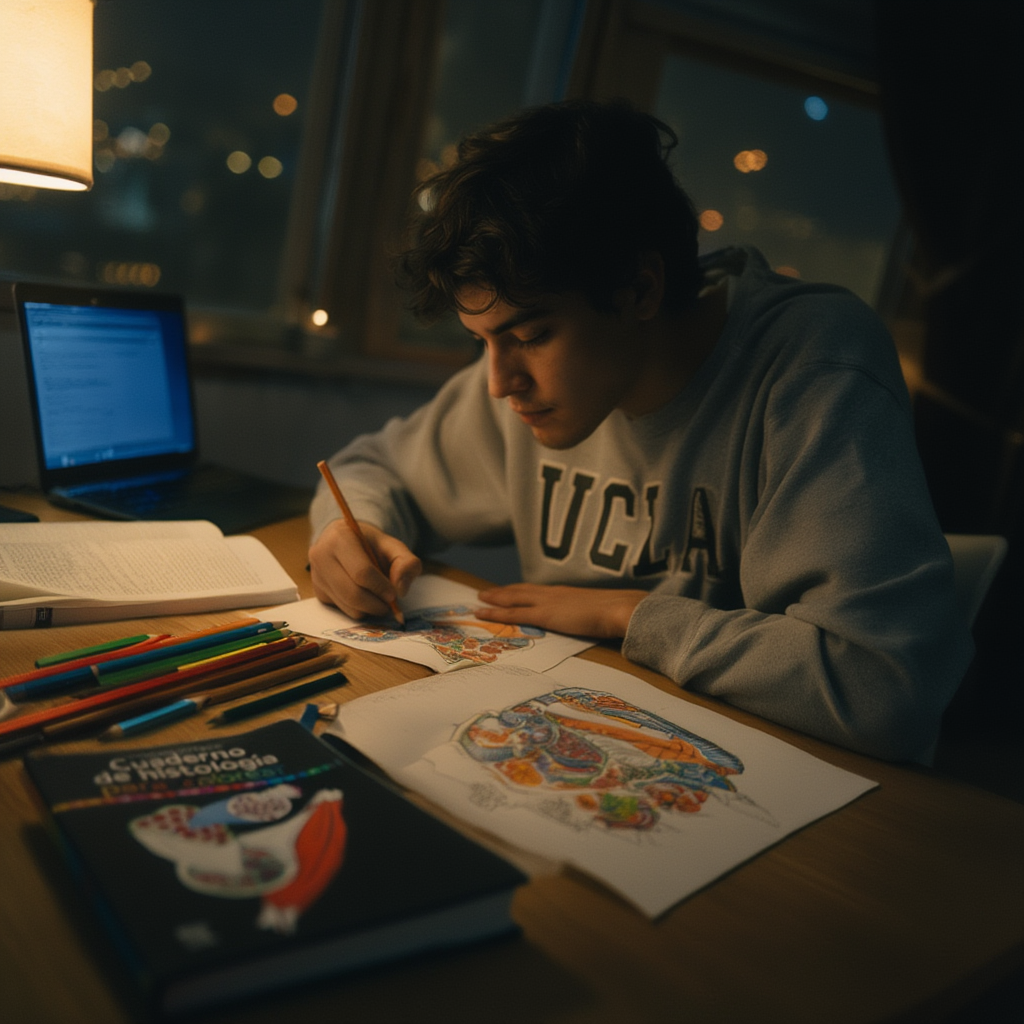 📘 Cuaderno de Histología para Colorear