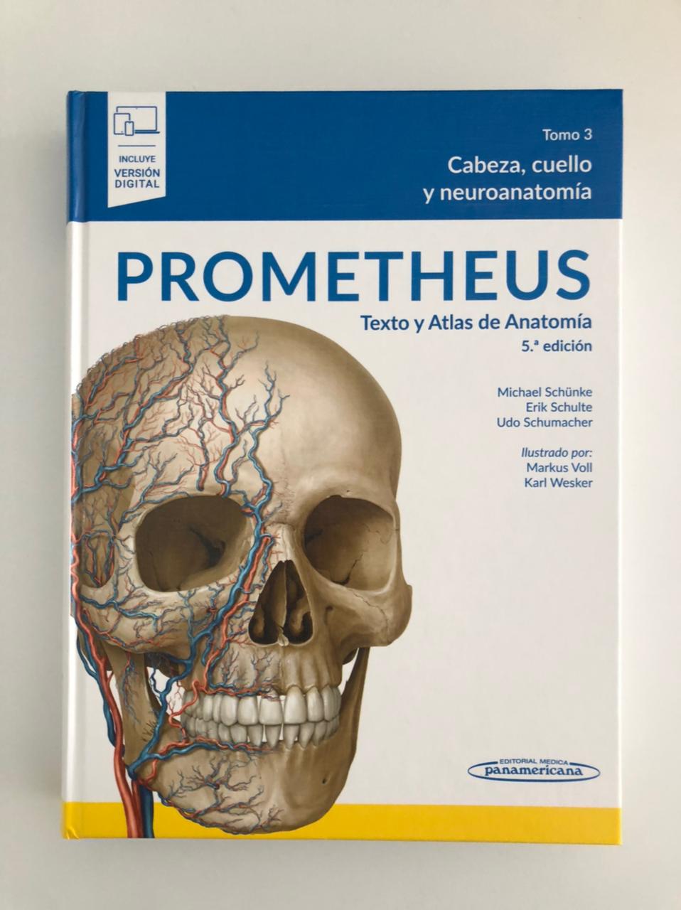 Prometheus. Texto y Atlas De Anatomía. Tomo 3: Cabeza, cuello y neuroanatomía