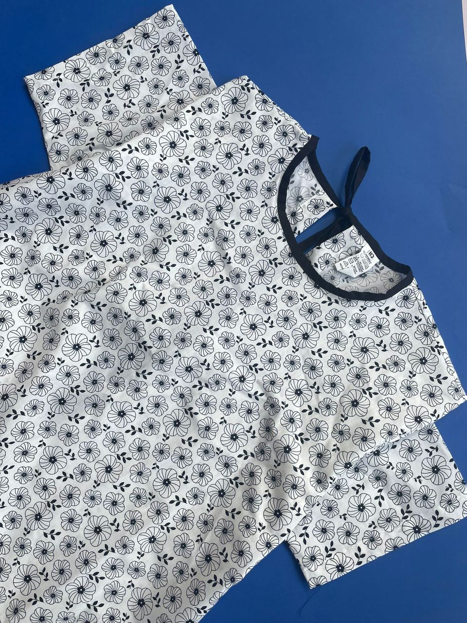 Camisón para Paciente con Estampado Nube