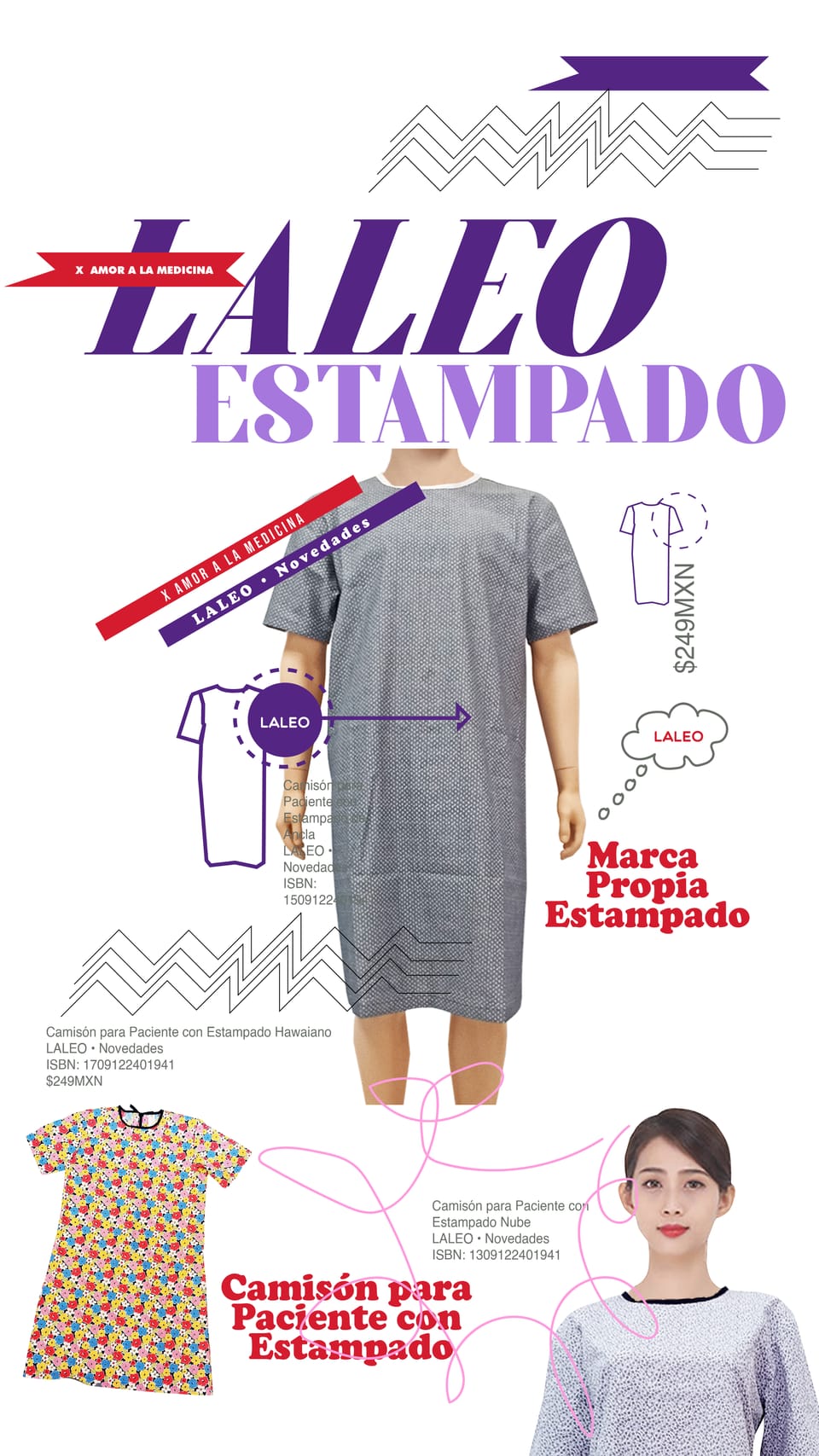 Tus pacientes se verán mejor durante la consulta con este camisón marca Laleo