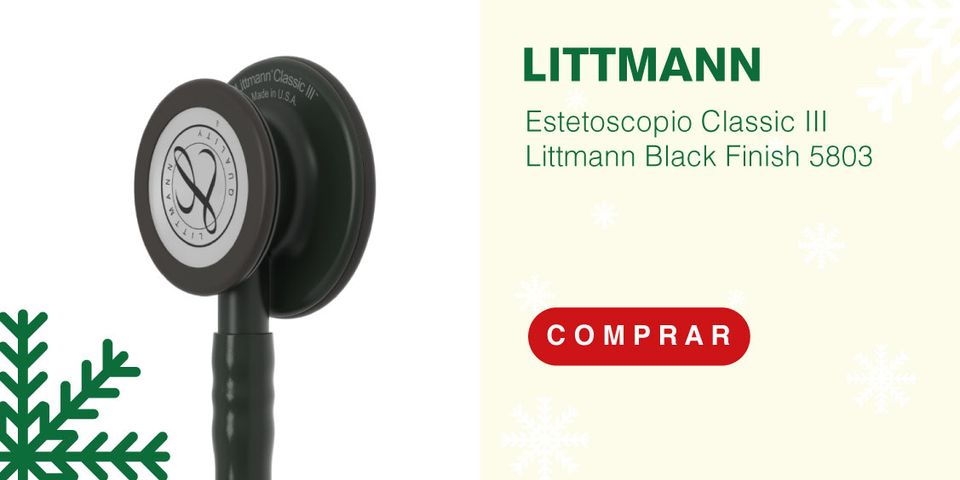 Estetoscopio Classic III Littmann Black Finish 5803