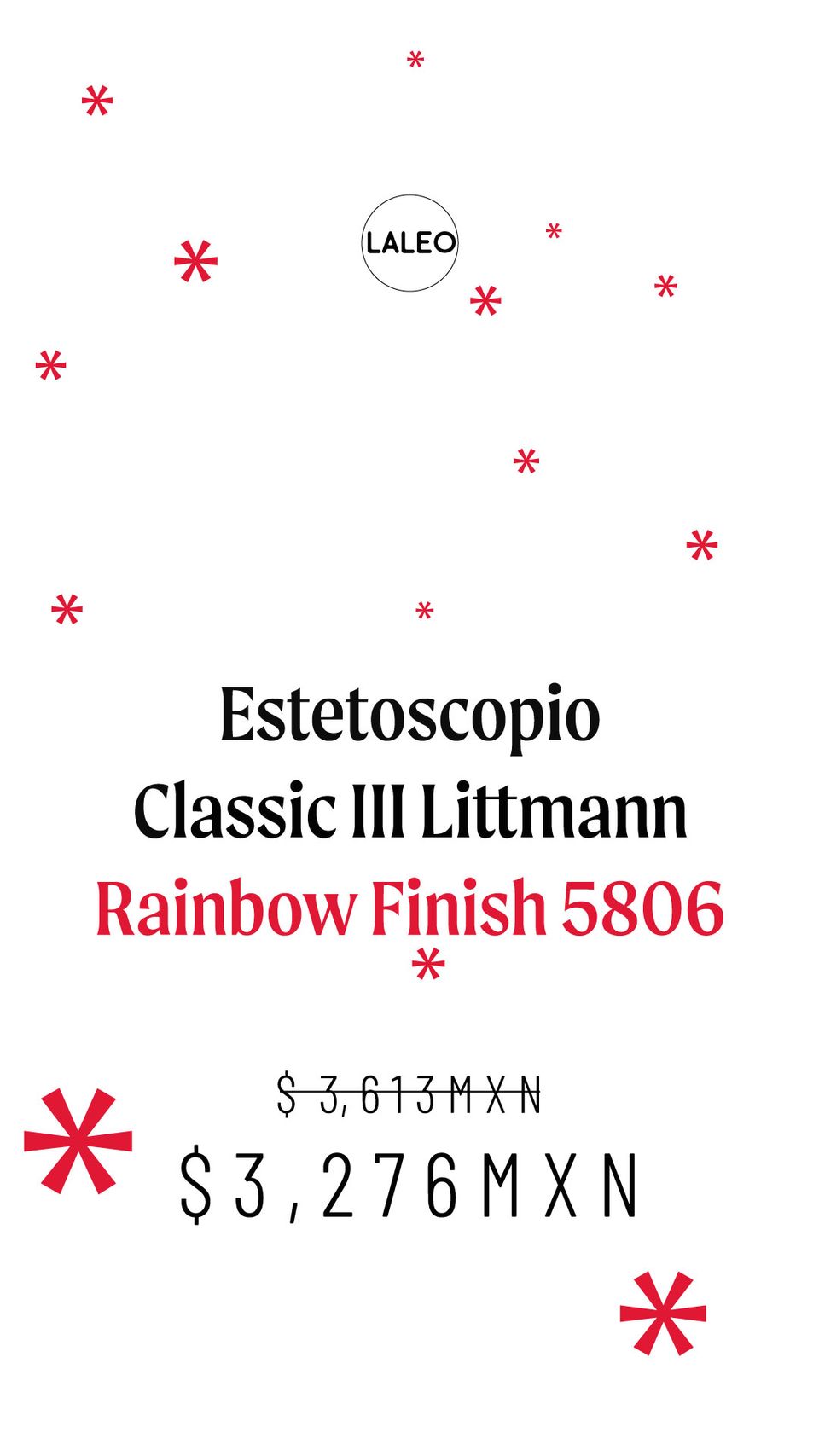 Estetoscopio Classic III Littmann Rainbow Finish 5806