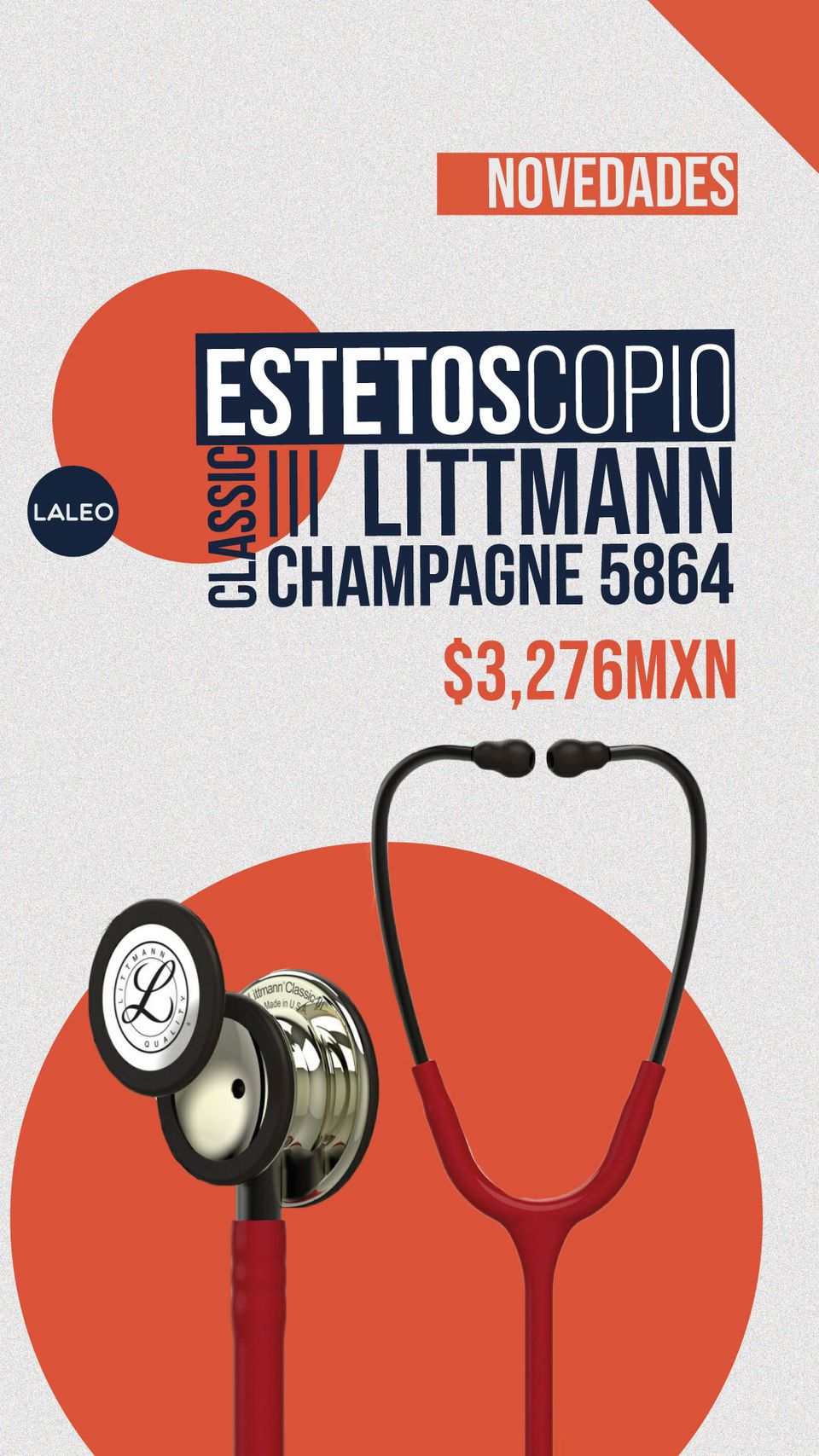 Estetoscopio Classic III Littmann Champagne Edition 5864