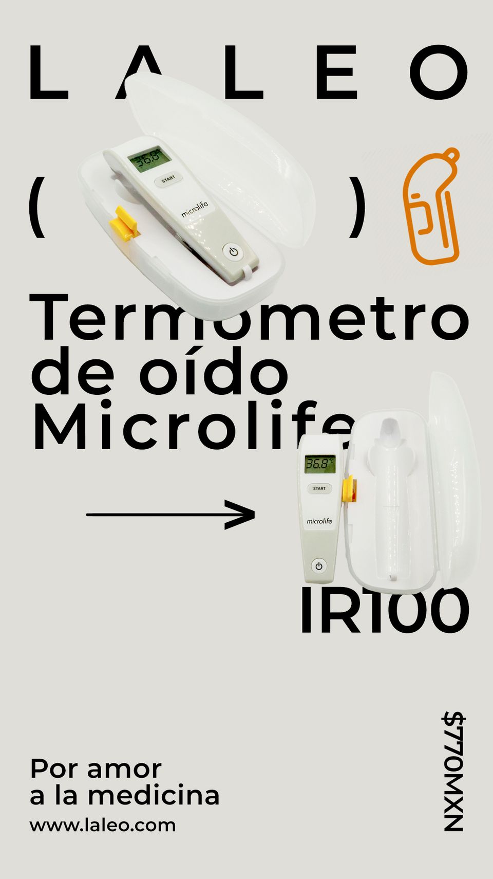 Termómetro de oído Microlife IR100