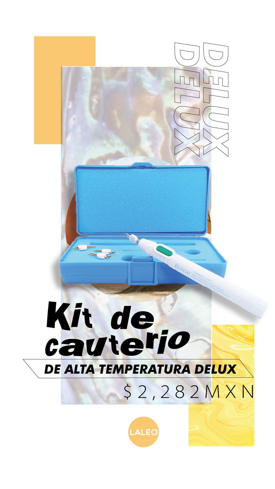 Kit de cauterio de alta temperatura Delux
