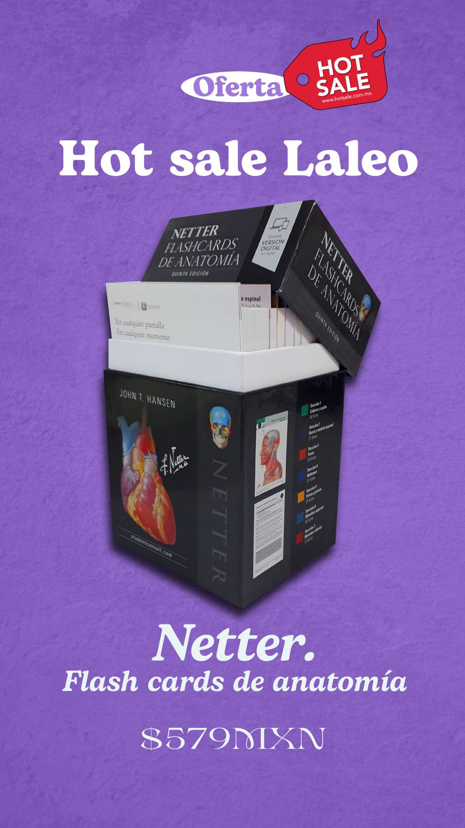 Netter. Flash cards de anatomía