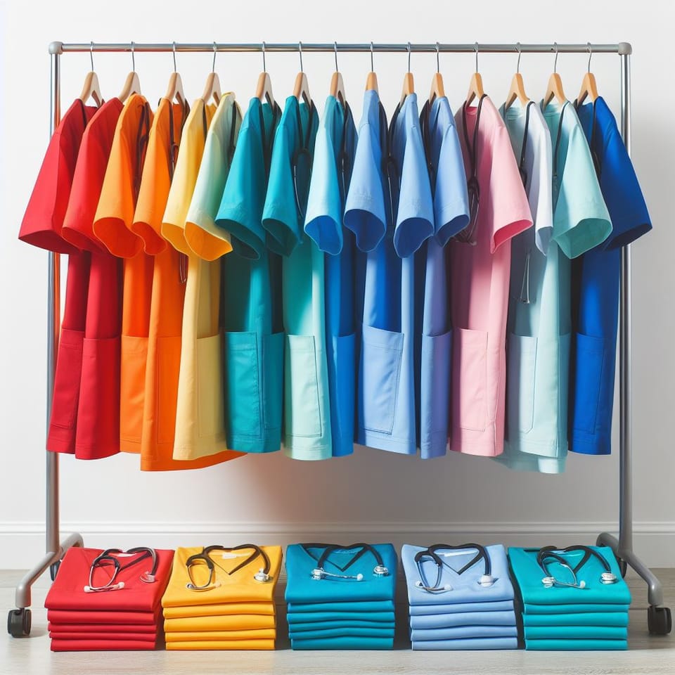 Elección de uniformes médicos: Colores apropiados y de moda para la primavera.